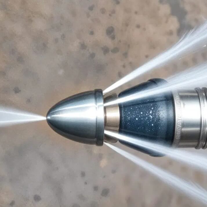 Hydro jetting service Mesa - high pressure water jetting nozzle clearing pipes